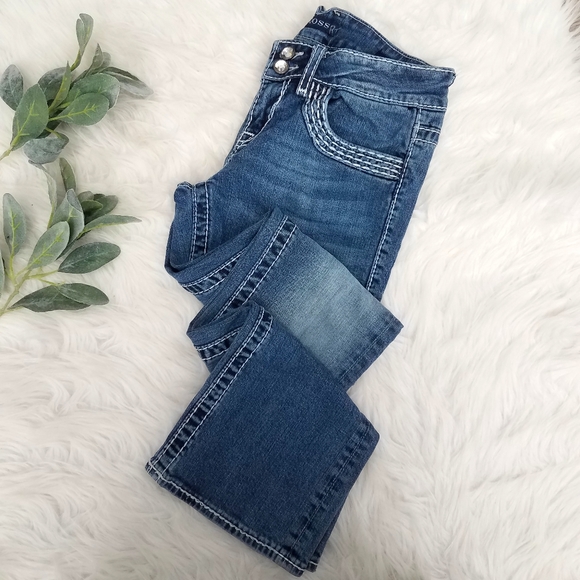 vigoss chelsea slim bootcut jeans